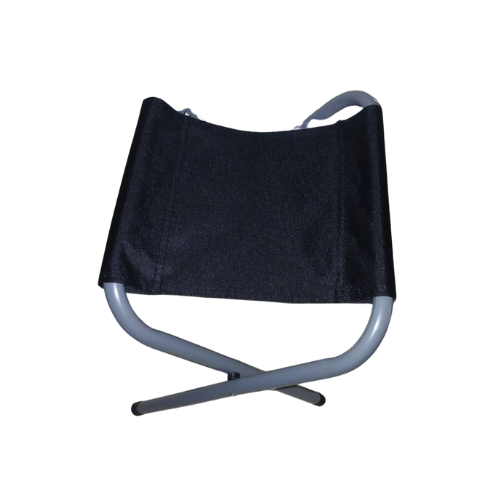 Banco pequeño metal y tela